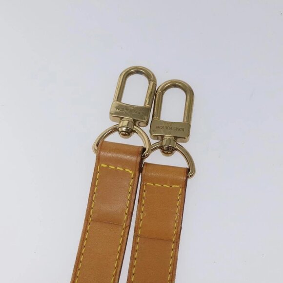 LOUIS VUITTON Adjustable Shoulder Strap Leather 32.3""-39.8"" Beige Auth IN067 - Picture 11 of 11